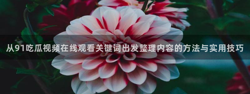 911吃瓜资讯榜：从91吃瓜视频在线观看关键词出发整理内容的方法与实用技巧